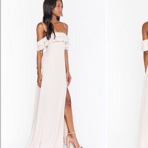 Emma ruffle maxi dress